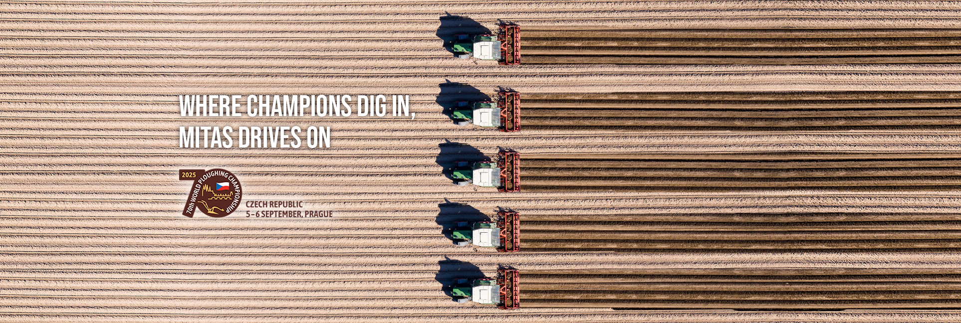 Mitas partners with World Ploughing Championship 2025 banner