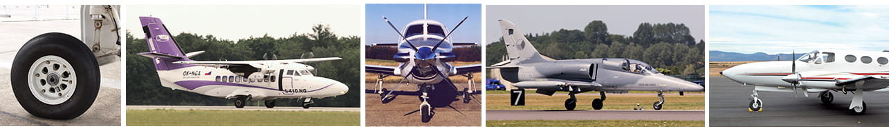 Pneus d'avion Mitas fournis aux entreprises